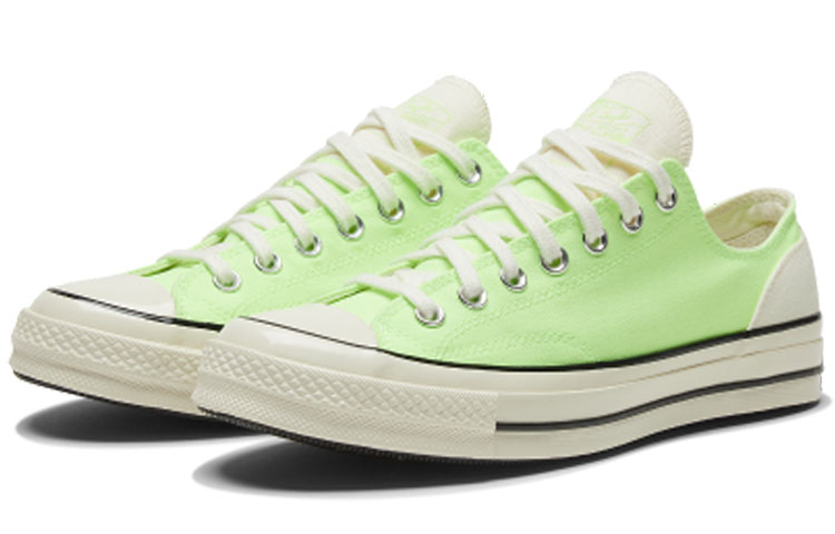Кеды Converse 1970s Psychedelic Hoops Chuck (салатовые) — 鲜绿 — фото 3