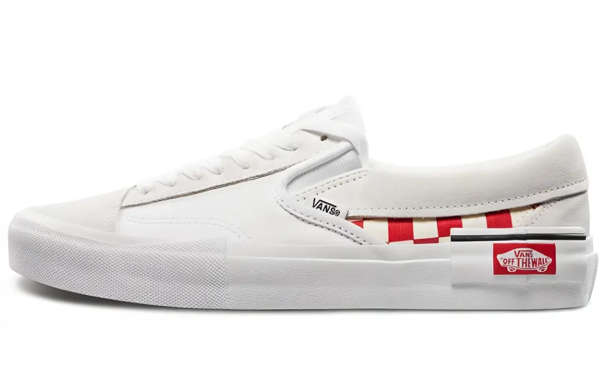 Vans Lightweight Low top Canvas Shoes Unisex Red White
