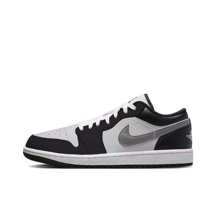 Jordan Air Jordan 1 Cushioning Slip Resistant Low top Vintage Basketball Shoes Men’s Black White