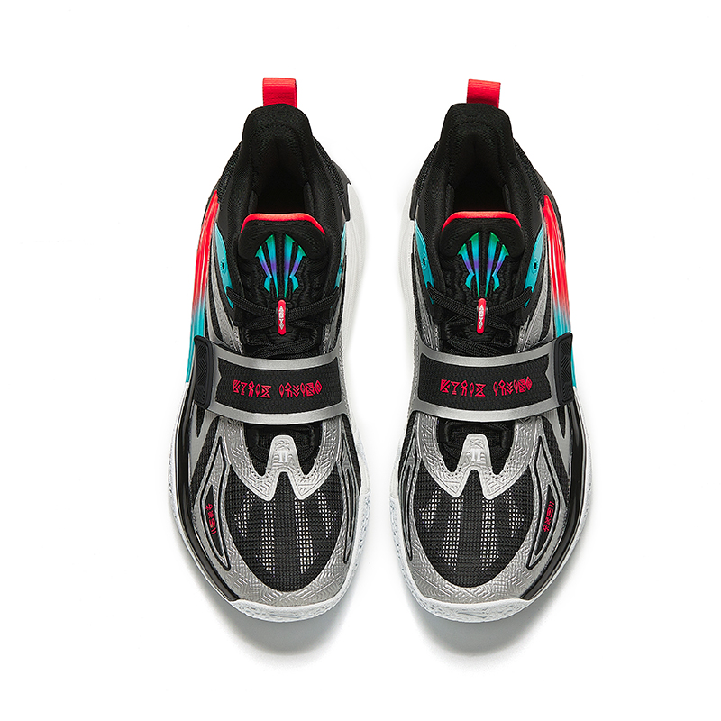 Anta KAI 1 Cushioning Slip Resistant Abrasion Resistant Low top Basketball Shoes Men’s Black Red Blue