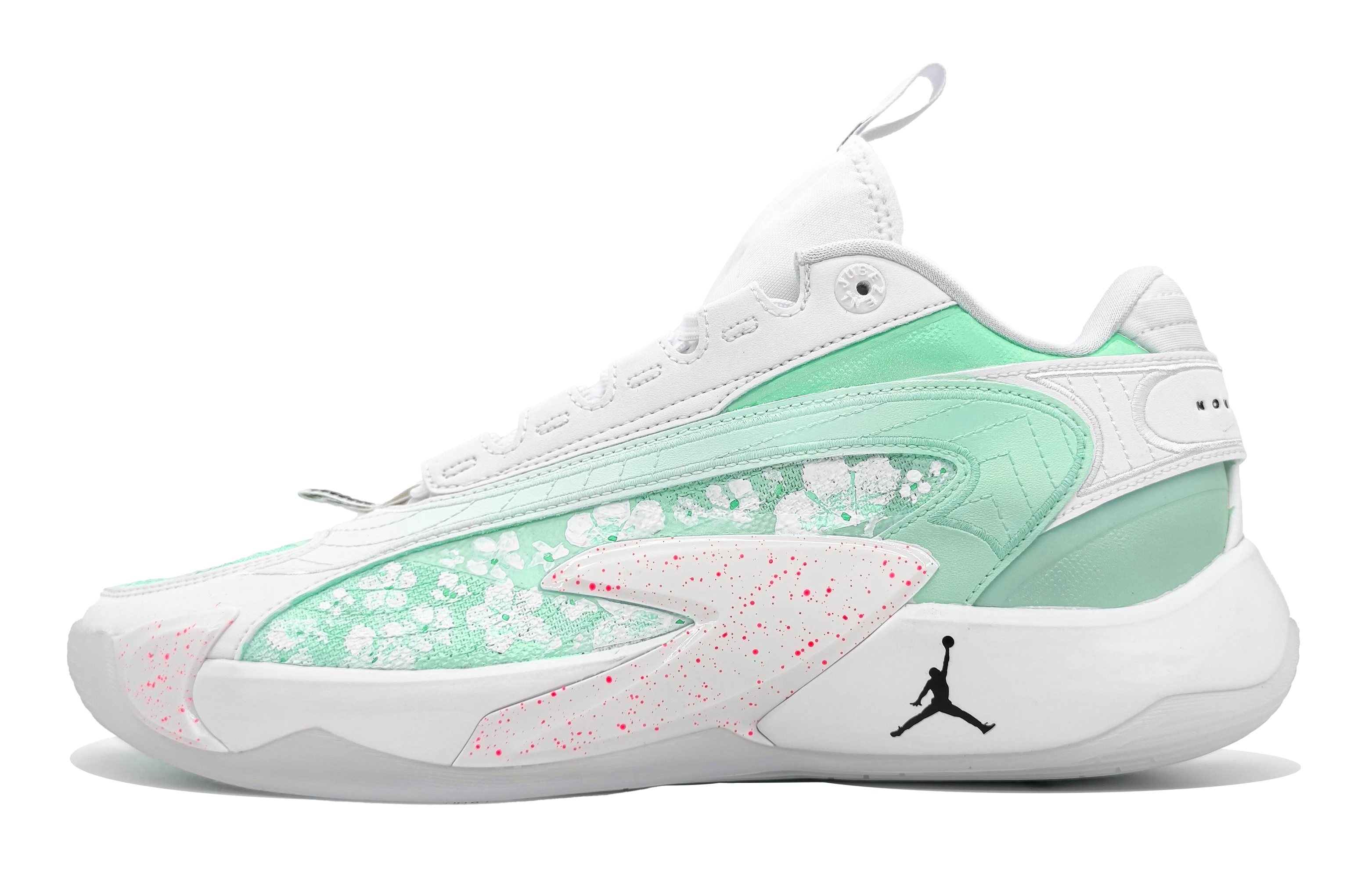 Jordan Luka 2 Cushioning Slip Resistant Abrasion Resistant Low top Basketball Shoes Women’s Tender Grass Green