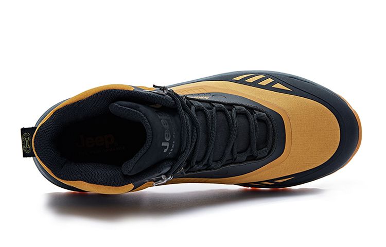 Jeep Mountaineering & Hiking Shoes Men’s High Top Orange Yellow