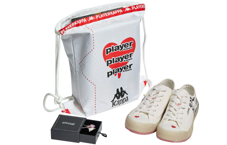 Kappa Player Artist Collaboration Edition Slip Resistant Abrasion Resistant Slip Resistant Abrasion Resistant Low top