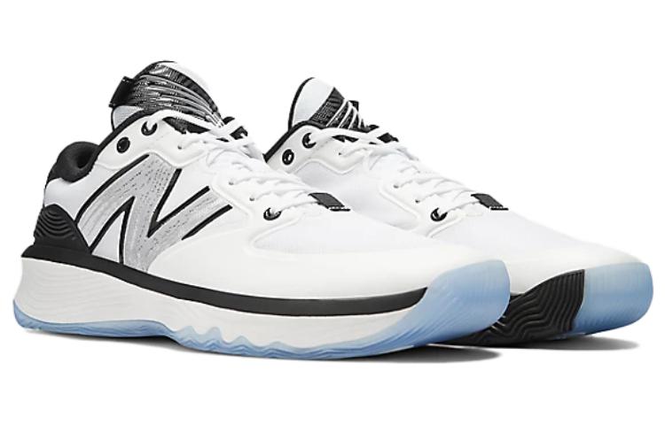 New Balance Hesi Cushioning Abrasion Resistant Breathable Low top Vintage Basketball Shoes Men’s White Black