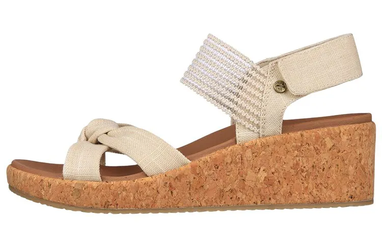 Skechers ARCH FIT BEVERLEE Juliet Beach Sandals Women's Natural
