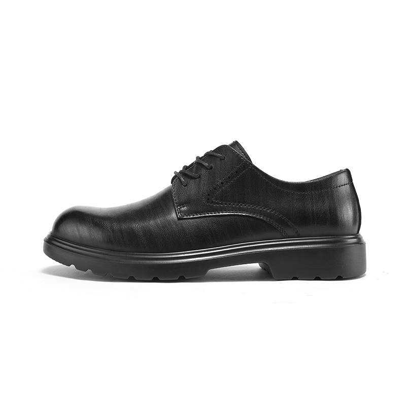 Мужские туфли Jeep Leather Shoes (черные)