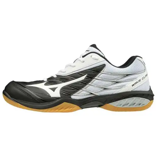 Mizuno Wave Claw Badminton Shoes Unisex Low Top Black/White/Silver