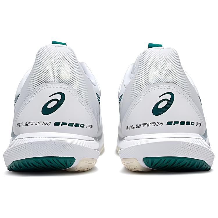 ASICS Solution Speed FF 3 Comfortable And Breathable Low top Tennis Shoes Men’s White Green