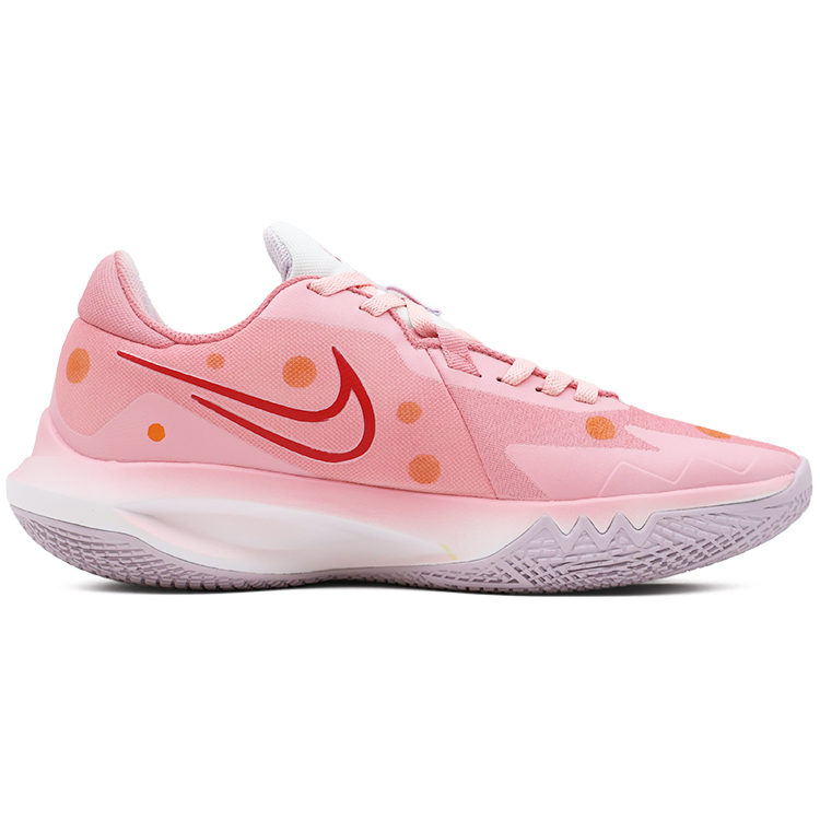 Nike Precision 6 Cushioning Slip Resistant Abrasion Resistant Support Low top Basketball Shoes Unisex Pink