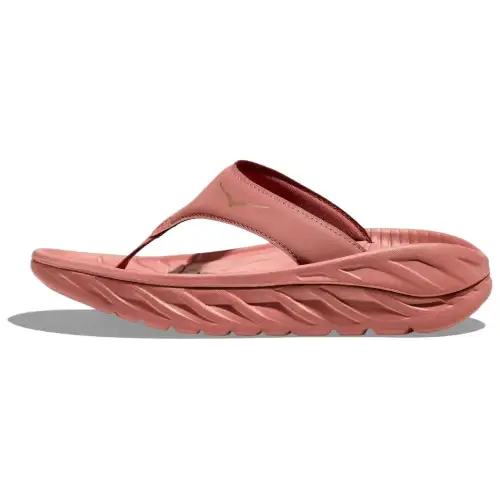 HOKA ONE ONE Ora Recovery Flip EVA Quick Dry Flip Flops Women's Coral