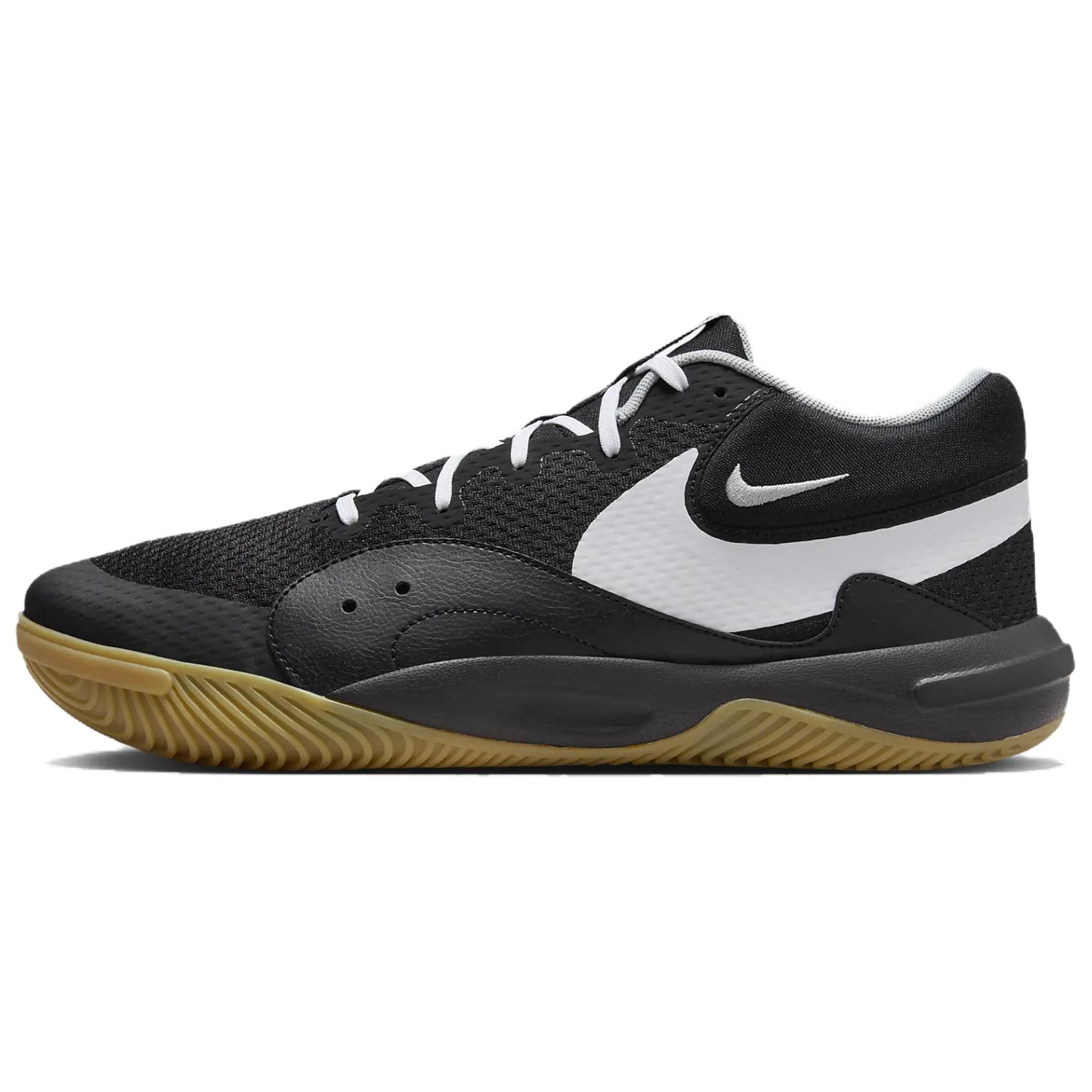 Nike Hyperquick Black White Flat Silver