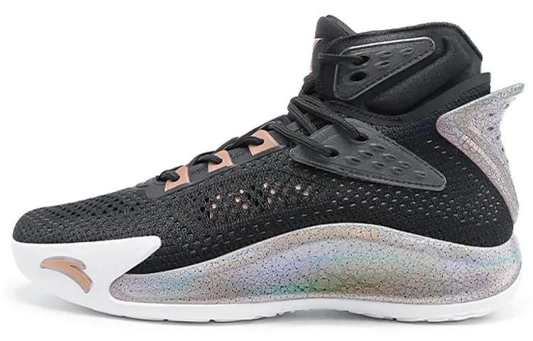 Anta KT5 Thompson Have Fun High top Basketball Shoes Men's Black Gold