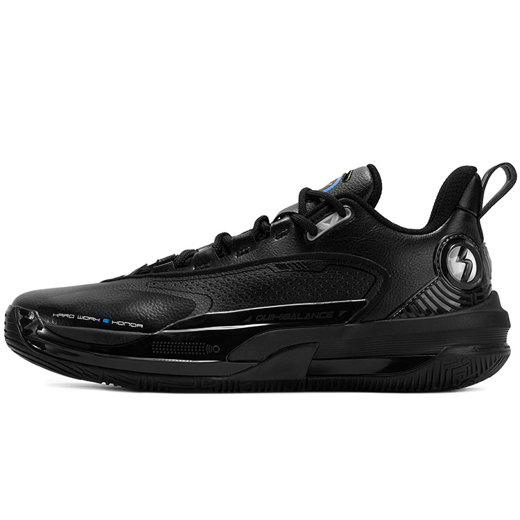 361° Synthetic Leather, TPU Cushioning, Wear Resistant Low top Basketball Shoes Men’s Obsidian Black