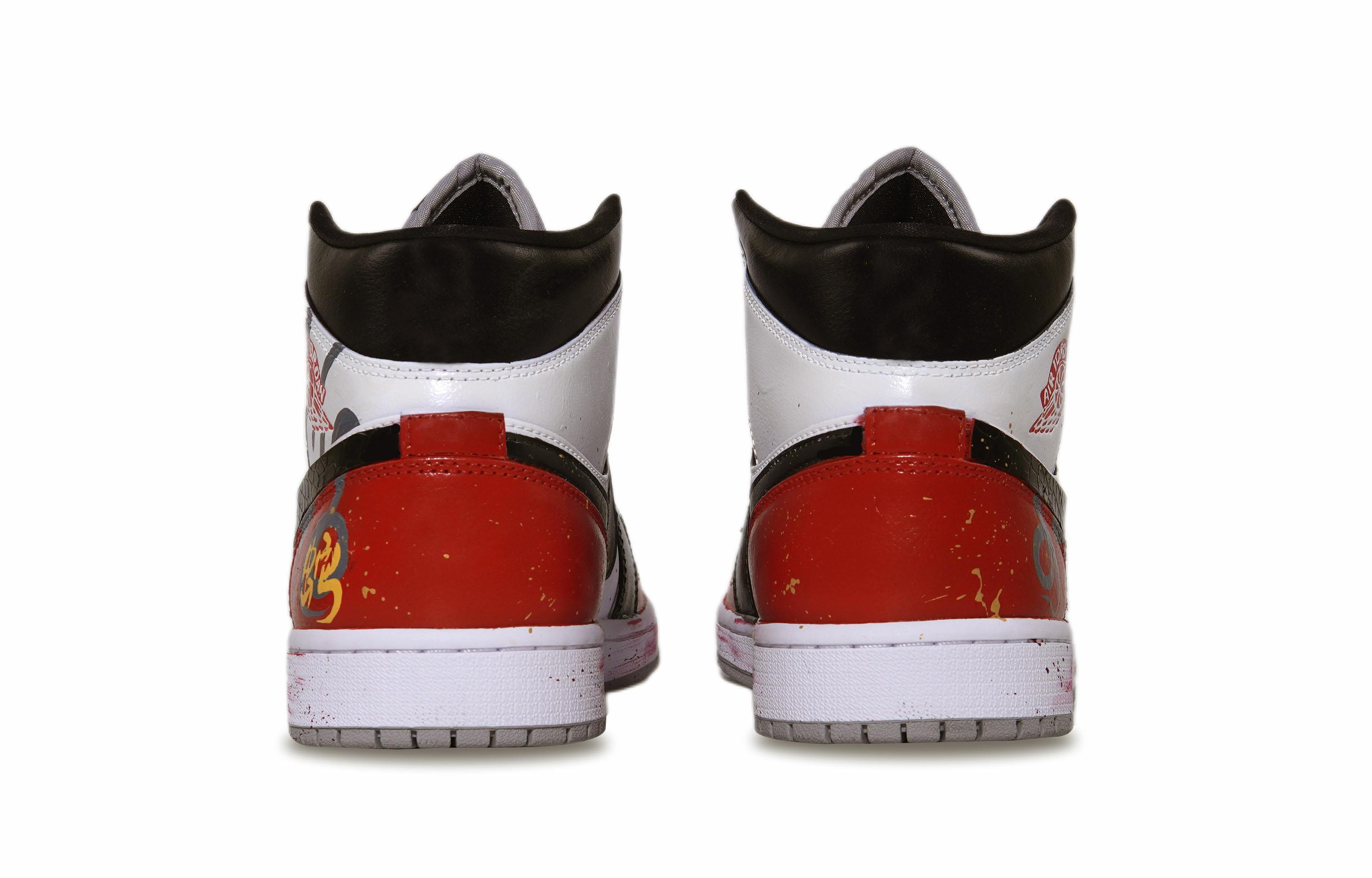 Jordan Air Jordan 1 Mid top Vintage Basketball Shoes Men’s Red