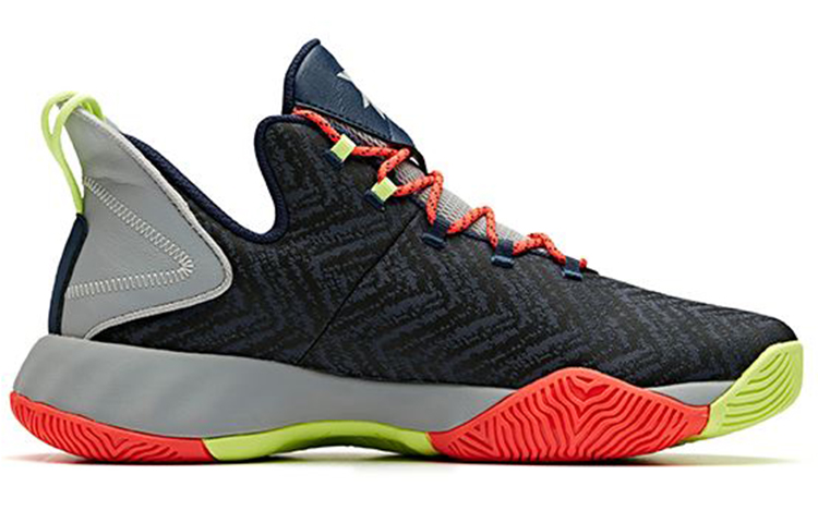 Anta Crazy 3 Cushioning Low top Basketball Shoes Men’s Gray Orange
