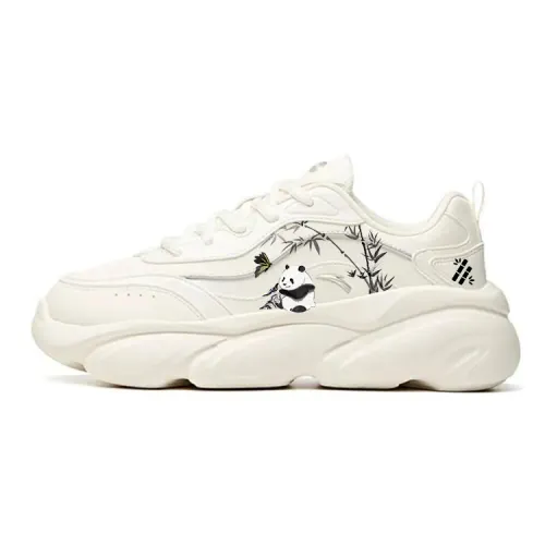 Anta ACE Slip Resistant Abrasion Resistant Slip Resistant Abrasion Resistant Low top Chunky Sneakers Women's White