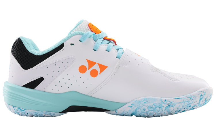YONEX 520 Badminton Shoes Unisex Low Top White Orange