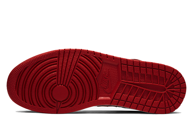 Мужские кроссовки Jordan Air Jordan 1 FlyEase "Gym Red" (черныйкрасный) — Чёрныйкрасный — фото 6