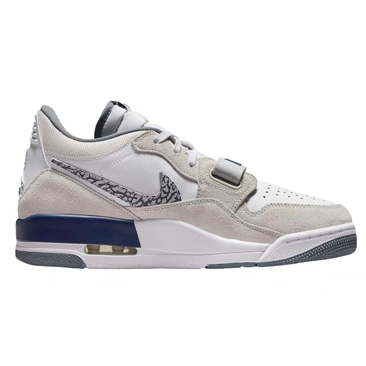 Jordan Legacy 312 Abrasion Resistant Slip Resistant Low top Vintage Basketball Shoes Men’s Gray White