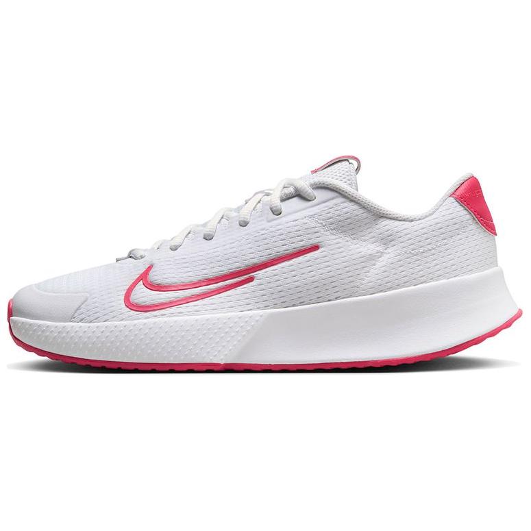 Nike Court Vapor Lite 2 Hc White Hot Punch Crimson Tint Aster Pink Women's