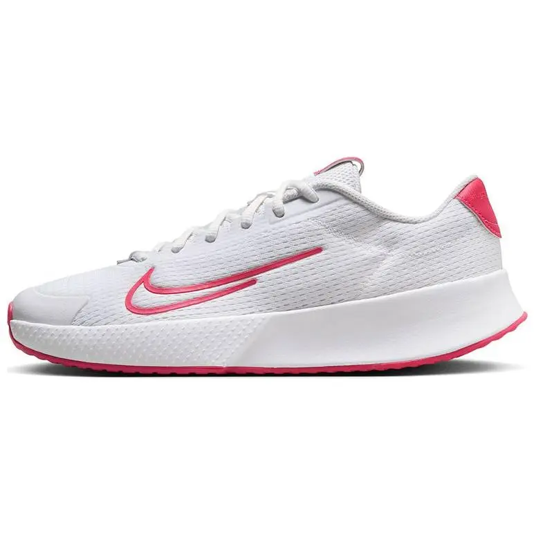 Nike Court Vapor Lite 2 Hc White Hot Punch Crimson Tint Aster Pink Women's