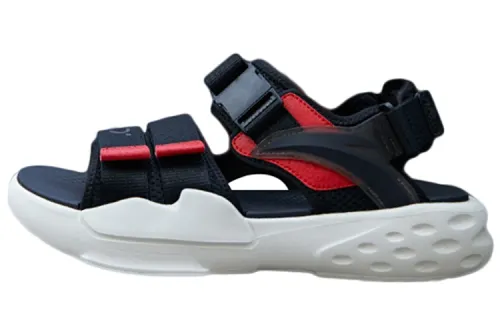 Anta C37° Life Collection Beach Sandals Men's Black Red