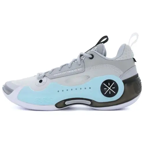 LiNing Wade's Way 10 Comfortable, versatile and fashionable, shock-absorbing, non-slip and wear-resistant, low-top basketball shoes, men's blue