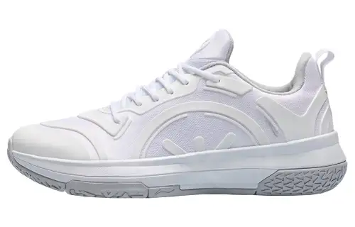 LiNing Wade round dance non-slip lightweight low-top basketball shoes men's standard white