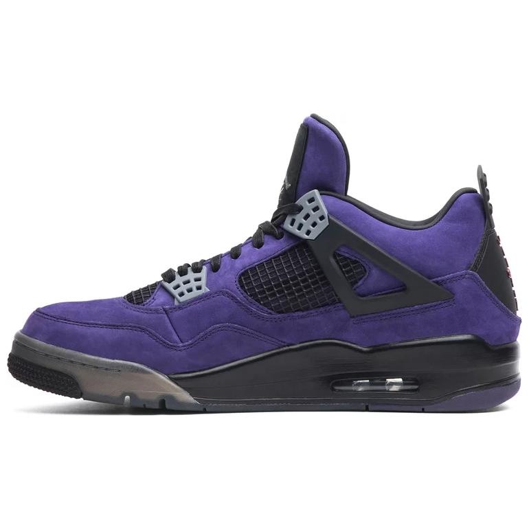 Jordan Travis Scott x Jordan 4 Retro 'Purple Suede - Black Midsole'