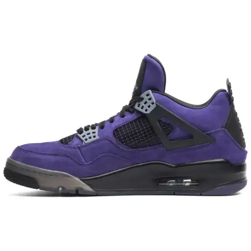 Jordan Travis Scott x Jordan 4 Retro 'Purple Suede - Black Midsole'