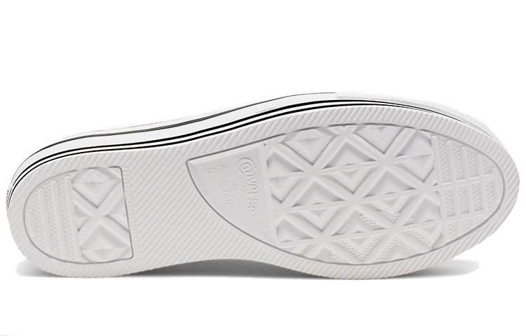 Женские кеды Converse Chuck Taylor All Star Platform Low Top (бежевые) — фото 5
