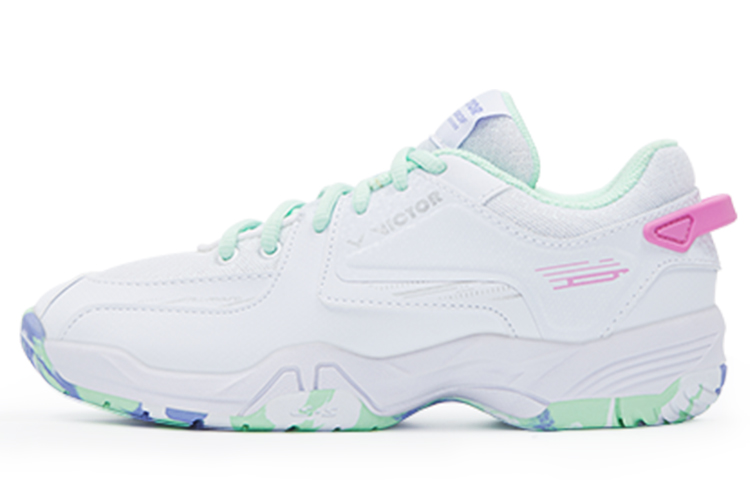 Victor Badminton Shoes Women’s Low Top Green/Pink/Blue