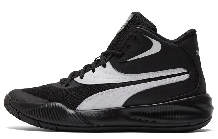 PUMA Triple Mid Black White