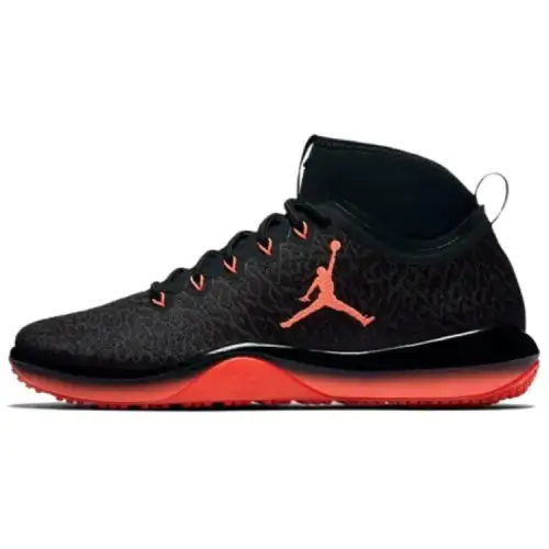 Jordan Trainer Mid top Basketball Shoes Men's Black