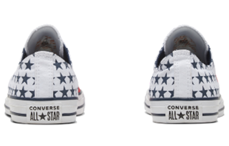 Кеды Converse Chuck Taylor All Star Low Striped (розово-белые) — Розовый / белый — фото 4