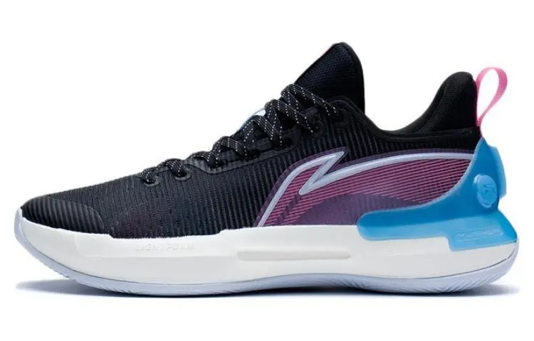 Li Ning YuShuai Retro Textile, Synthetic Leather, TPU Abrasion Resistant Breathable Low top Basketball Shoes Men's