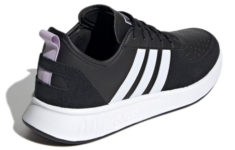 Женские кеды adidas Court80s (черные) — Чёрный / белый — фото 4