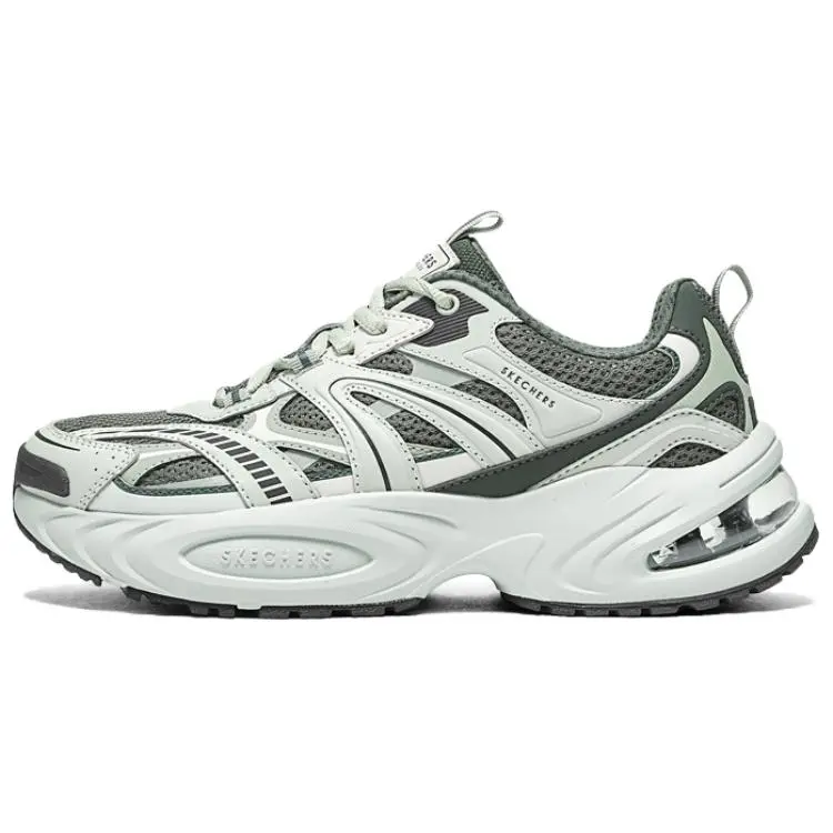 Skechers Lifestyle Abrasion Resistant Height Increasing Low top Chunky Sneakers Men's Gray