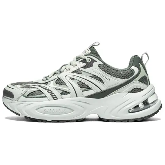 Skechers Lifestyle Abrasion Resistant Height Increasing Low top Chunky Sneakers Men's Gray