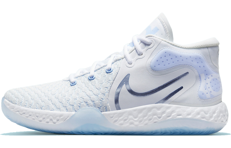 Nike KD Trey 5 VII comfortable and versatile, shock-absorbing, non-slip, wear-resistant and lightweight, mid-top retro basketball shoes, men's version, Bailan