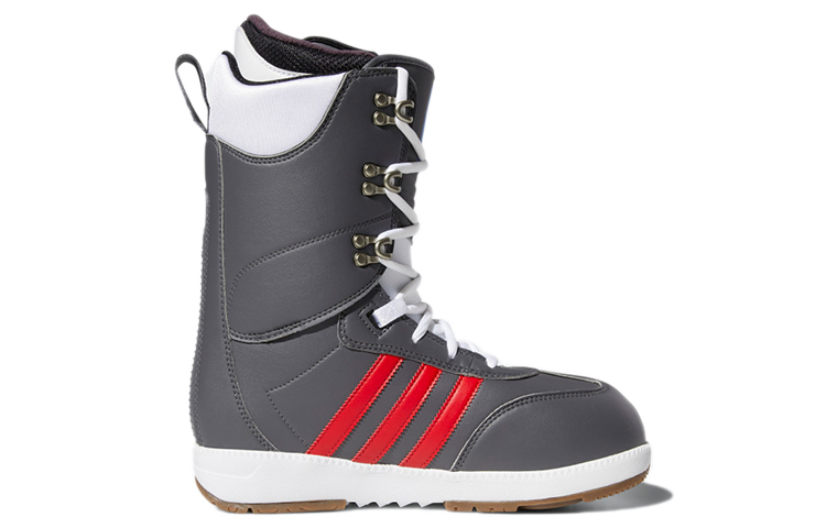 Samba Adidas Originals Adv Boot 'Grey Scarlet'