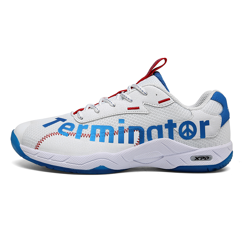 XPD Badminton Shoes Unisex Low Top White/Blue