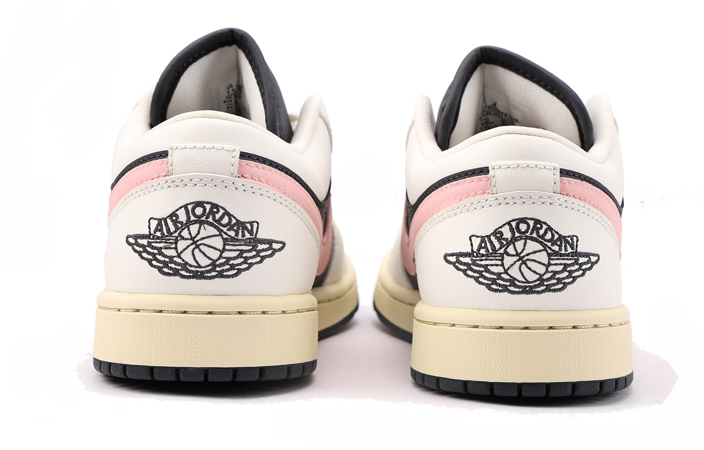 Jordan Air Jordan 1 Slip Resistant Coverage Low top Vintage Basketball Shoes Women’s Pink Brown