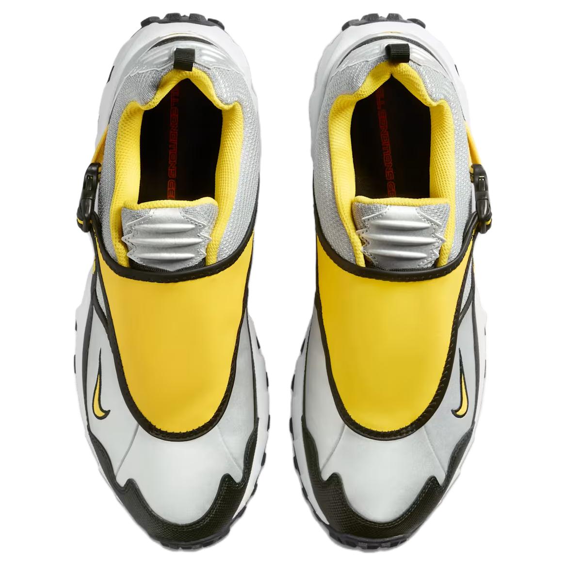Nike ACG Phassad Slip Resistant Abrasion Resistant Low top Hiking Shoes Unisex Yellow Gray