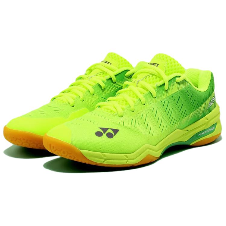 YONEX POWER CUSHION AERUS Comfortable Slip Resistant Abrasion Resistant Low top Badminton Shoes Unisex Yellow