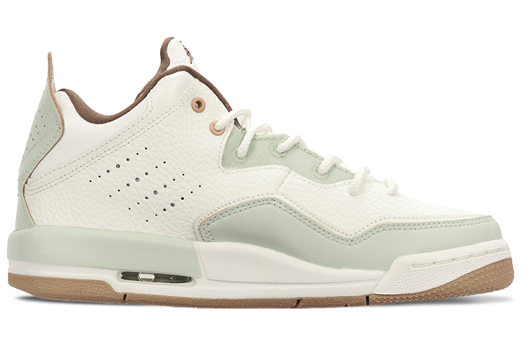 Jordan Courtside 23 Green Grape Bubble Gum Mid top Vintage Basketball Shoes Women’s White Green