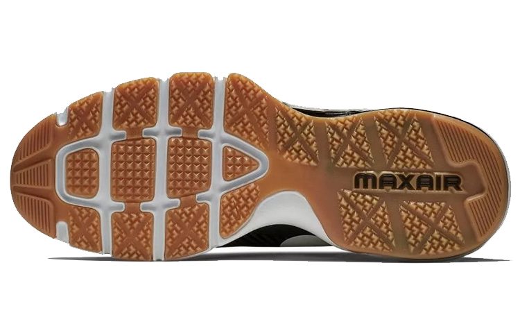 Мужские кроссовки Nike Air Max Full Ride TR 1.5 (черно-бело-коричневые) — Чёрный / белый / коричневый — фото 6