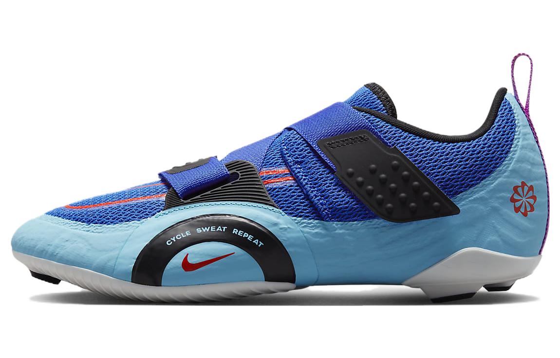 Nike Superrep Cycle 2 Next Nature Anti -slip, abrasion -resistant low -riding shoes men and women, the same blue recyclable material