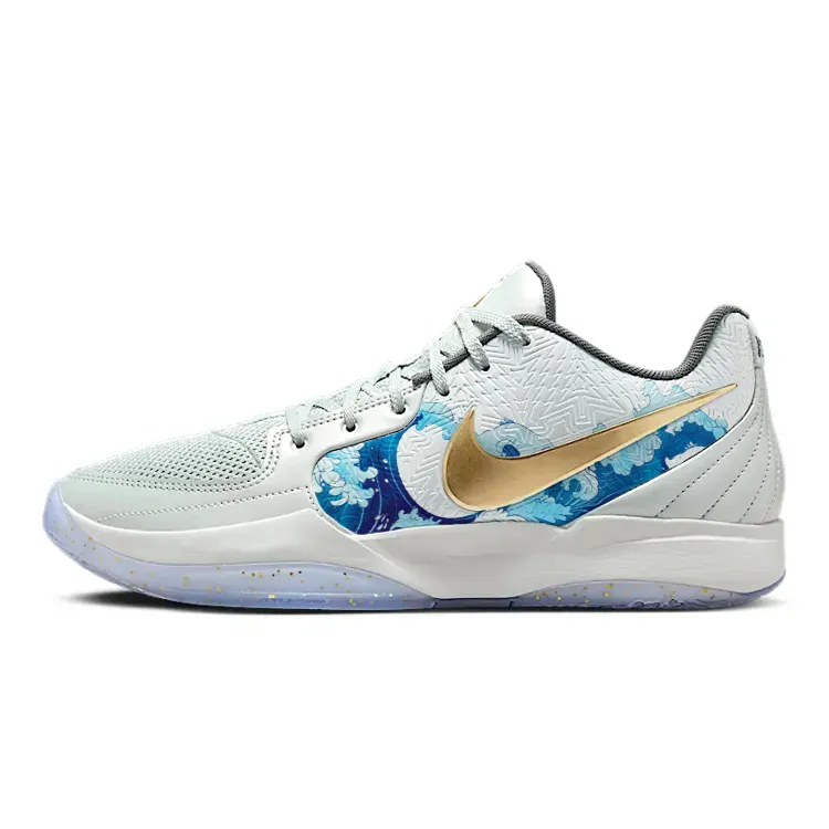 Nike Ja 2 Dark Blue, Summer Wave Cushioning Slip Resistant Low top Basketball Shoes Men's White