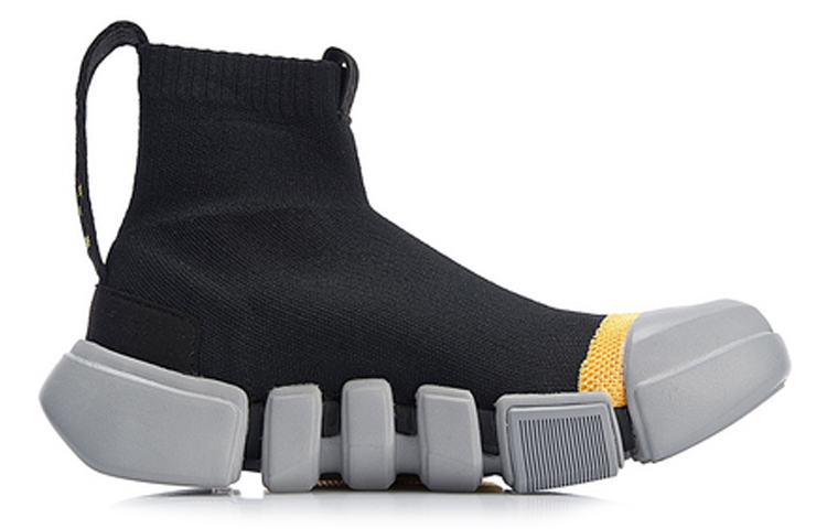 Li Ning Fabric Breathable Coverage Lightweight Breathable, Lightweight Coverage High top Vintage Basketball Shoes